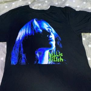 Billie Eilish t-shirt, worn once and now does not fit my top half.